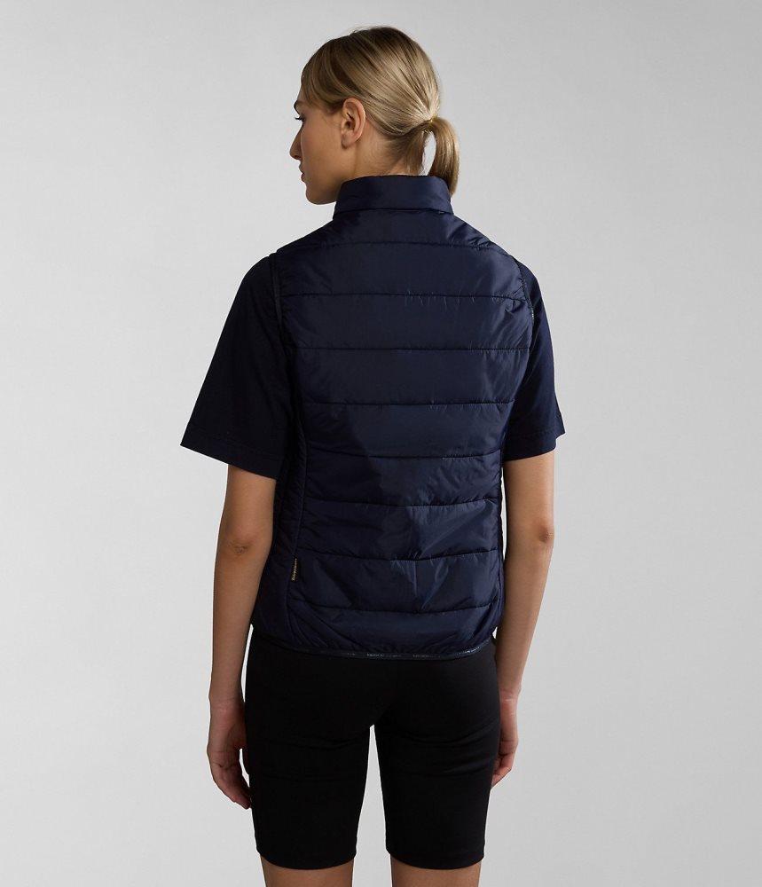 Napapijri Acalmar Vest Gilet Dames Donkerblauw | FLWYPBD-15