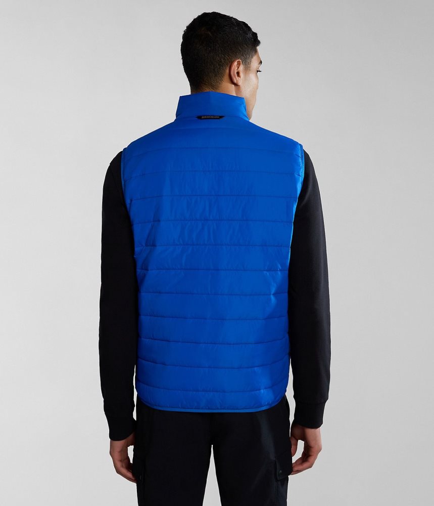 Napapijri Acalmar Vest Gilet Heren Blauw | BGRWEFZ-54