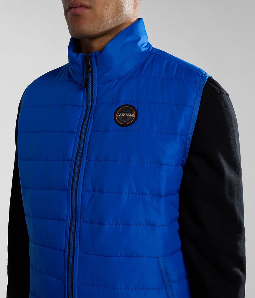 Napapijri Acalmar Vest Gilet Heren Blauw | BGRWEFZ-54