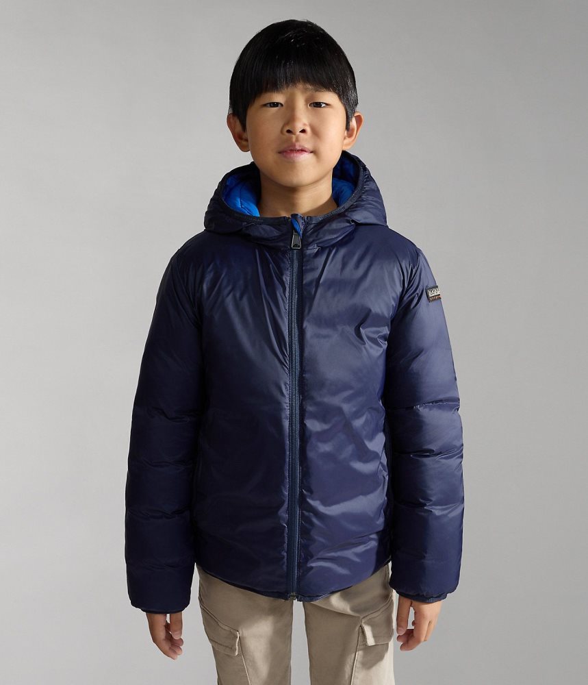 Napapijri Aerons Puffer Jacket (4-16 YEARS) Puffer Jas Kinderen Blauw | ZAUNIYE-92