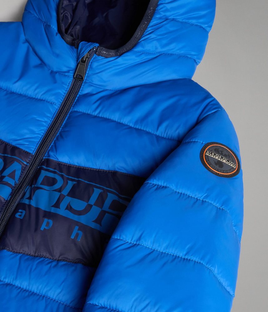 Napapijri Aerons Puffer Jacket (4-16 YEARS) Puffer Jas Kinderen Blauw | ZAUNIYE-92