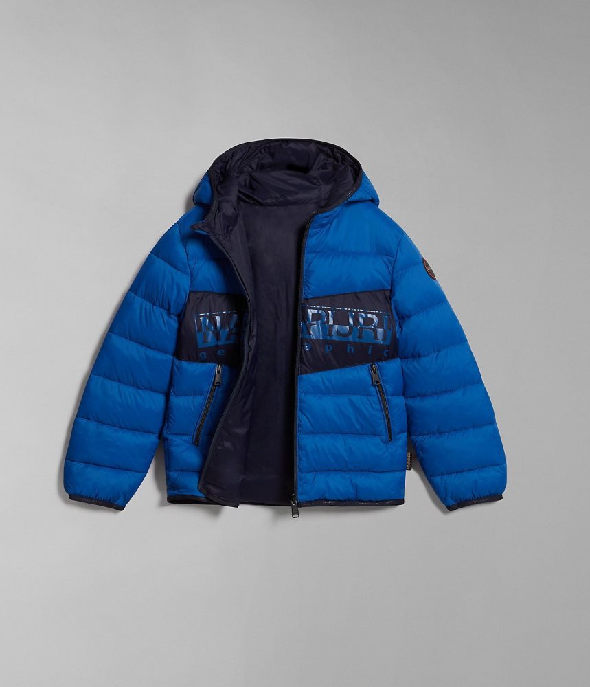 Napapijri Aerons Puffer Jacket (4-16 YEARS) Puffer Jas Kinderen Blauw | ZAUNIYE-92