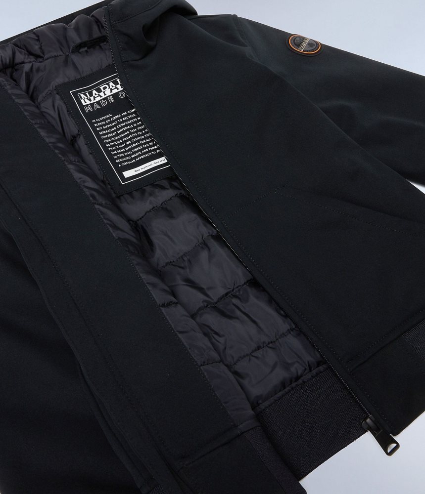 Napapijri Altmann Short Jacket (4-16 YEARS) Short Jackets Kinderen Zwart | XIEPZRU-45