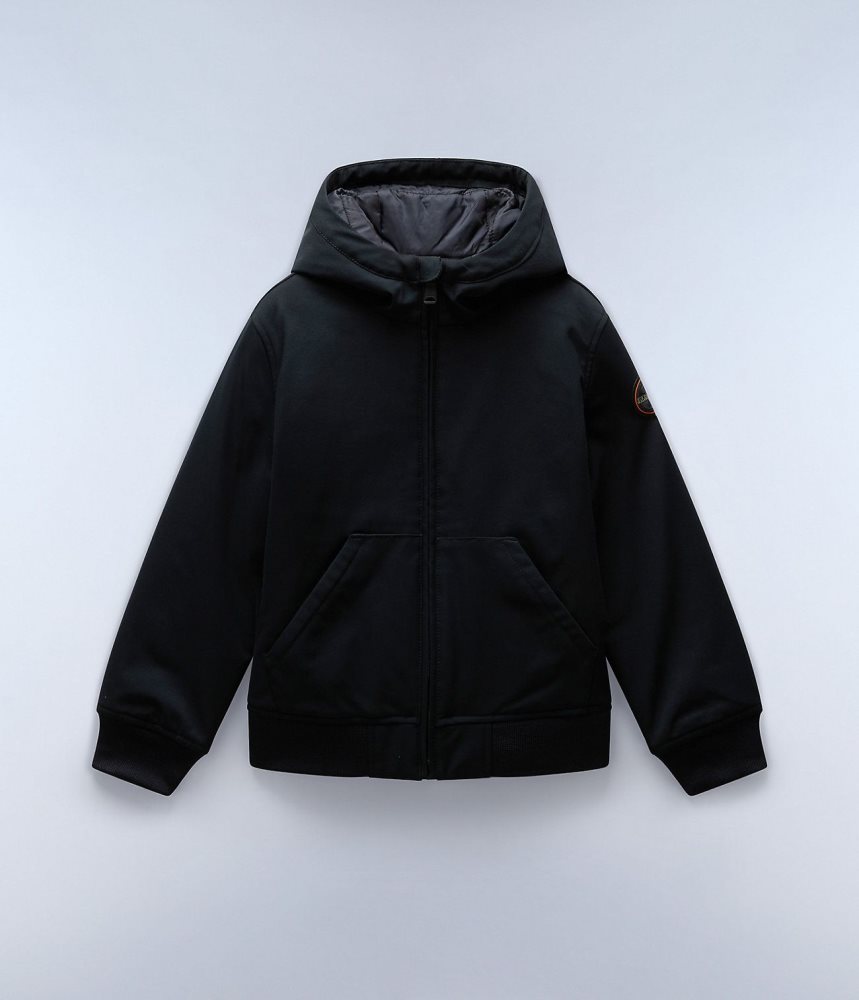 Napapijri Altmann Short Jacket (4-16 YEARS) Short Jackets Kinderen Zwart | XIEPZRU-45