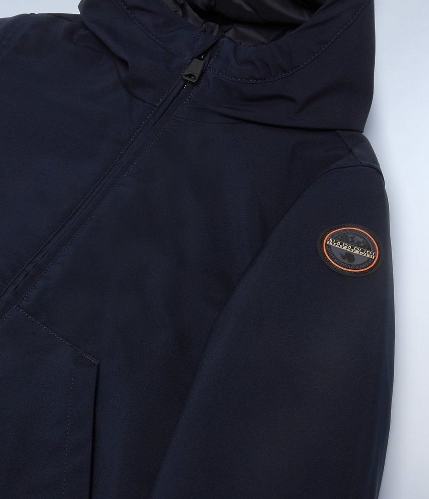 Napapijri Altmann Short Jacket (4-16 YEARS) Short Jackets Kinderen Donkerblauw | LNUWIDB-70