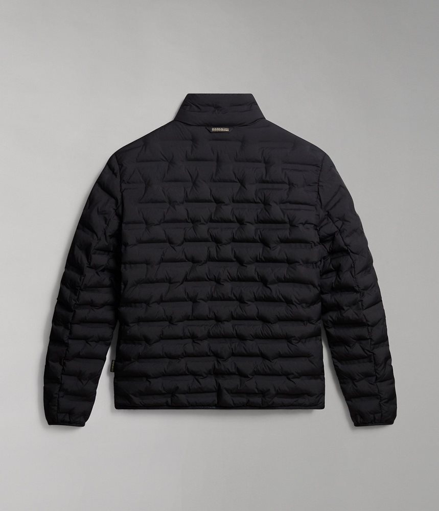 Napapijri Alvar Reversible Puffer Jacket Puffer Jas Heren Zwart | FOTZLIX-70