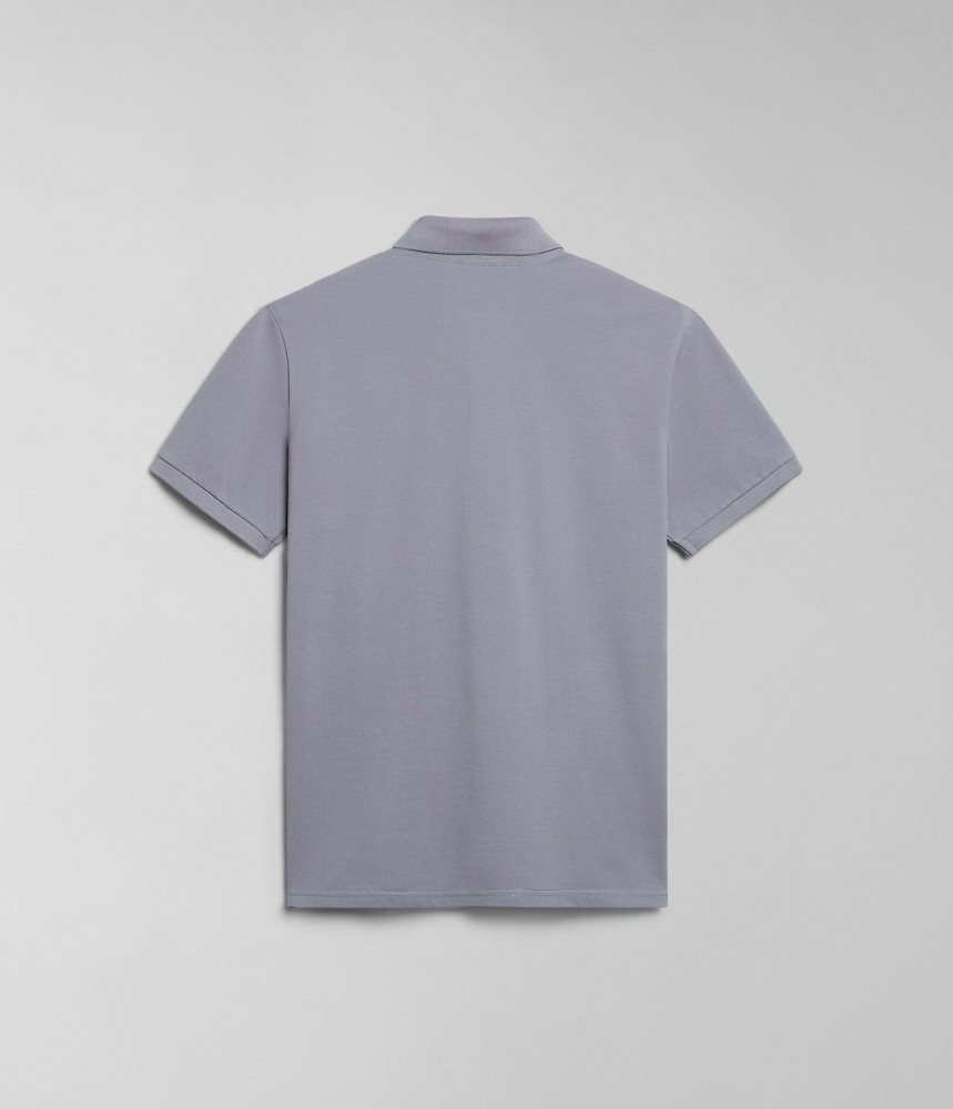 Napapijri Aylmer Short Sleeve Polo Shirt Poloshirt Heren Grijs | DOMLJTA-91