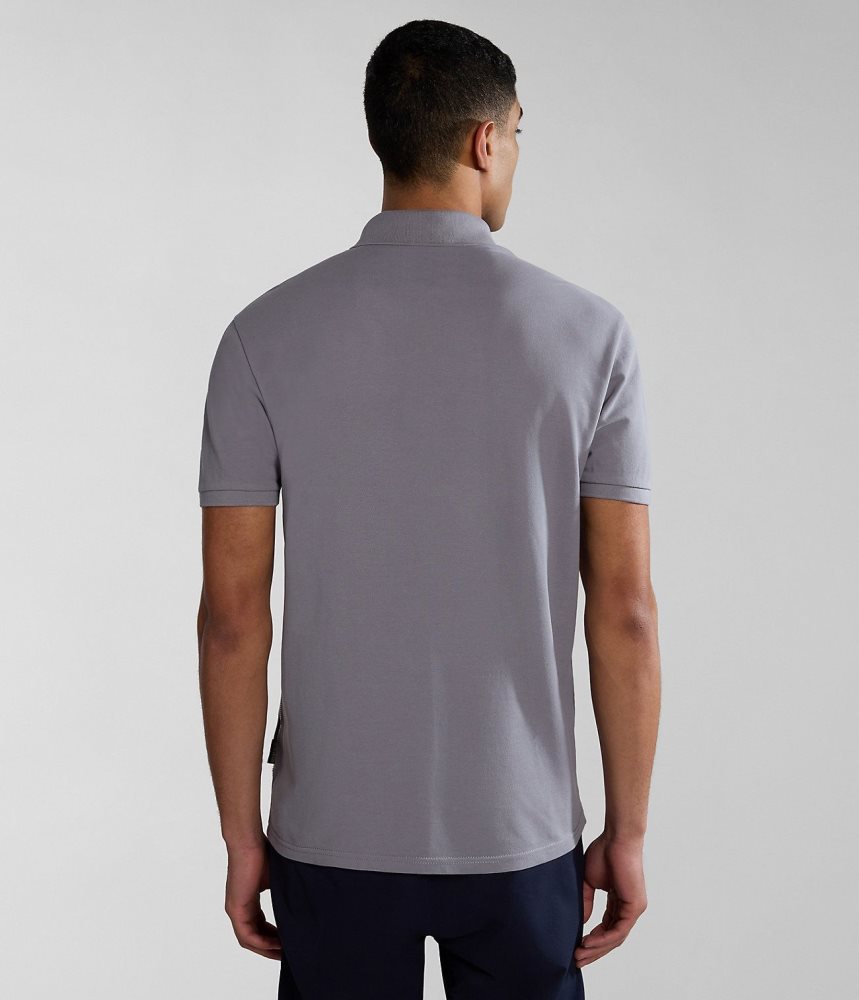 Napapijri Aylmer Short Sleeve Polo Shirt Poloshirt Heren Grijs | DOMLJTA-91