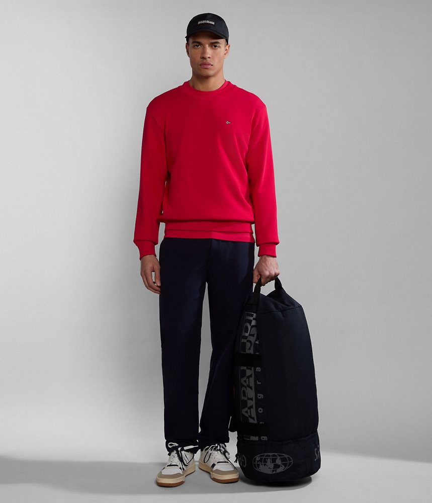 Napapijri Balis Summer Sweatshirt Sweatshirts Heren Rood | CWDROGL-86