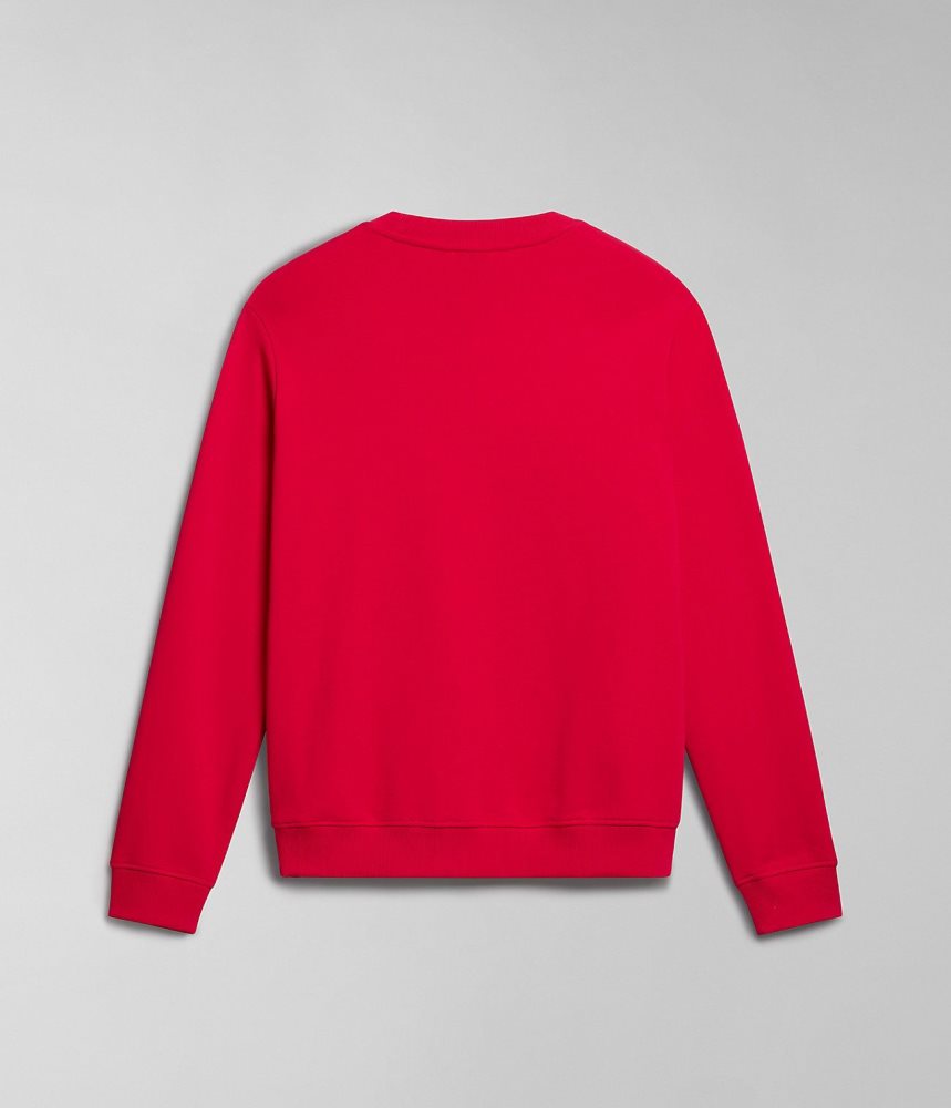 Napapijri Balis Summer Sweatshirt Sweatshirts Heren Rood | CWDROGL-86