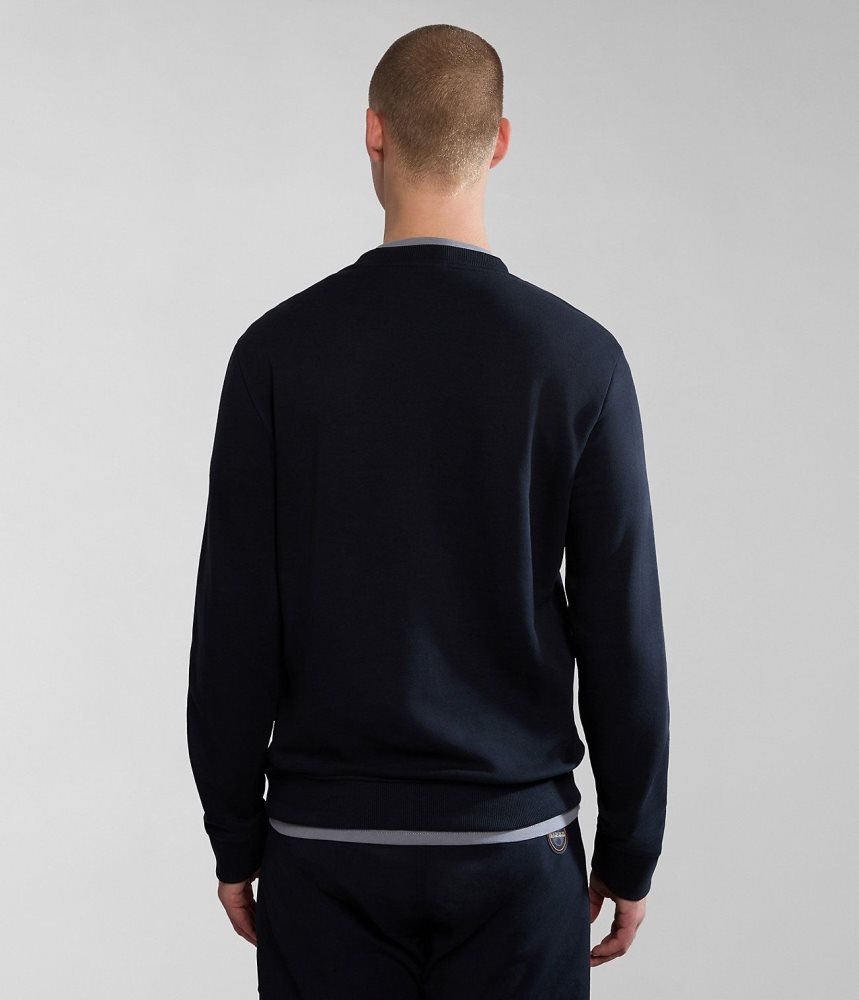 Napapijri Balis Summer Sweatshirt Sweatshirts Heren Zwart | ANRTFBO-57