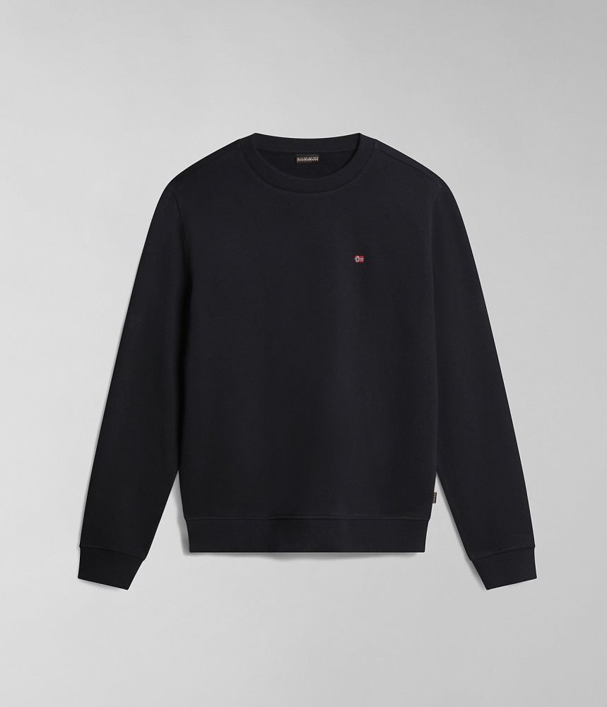Napapijri Balis Summer Sweatshirt Sweatshirts Heren Zwart | ANRTFBO-57
