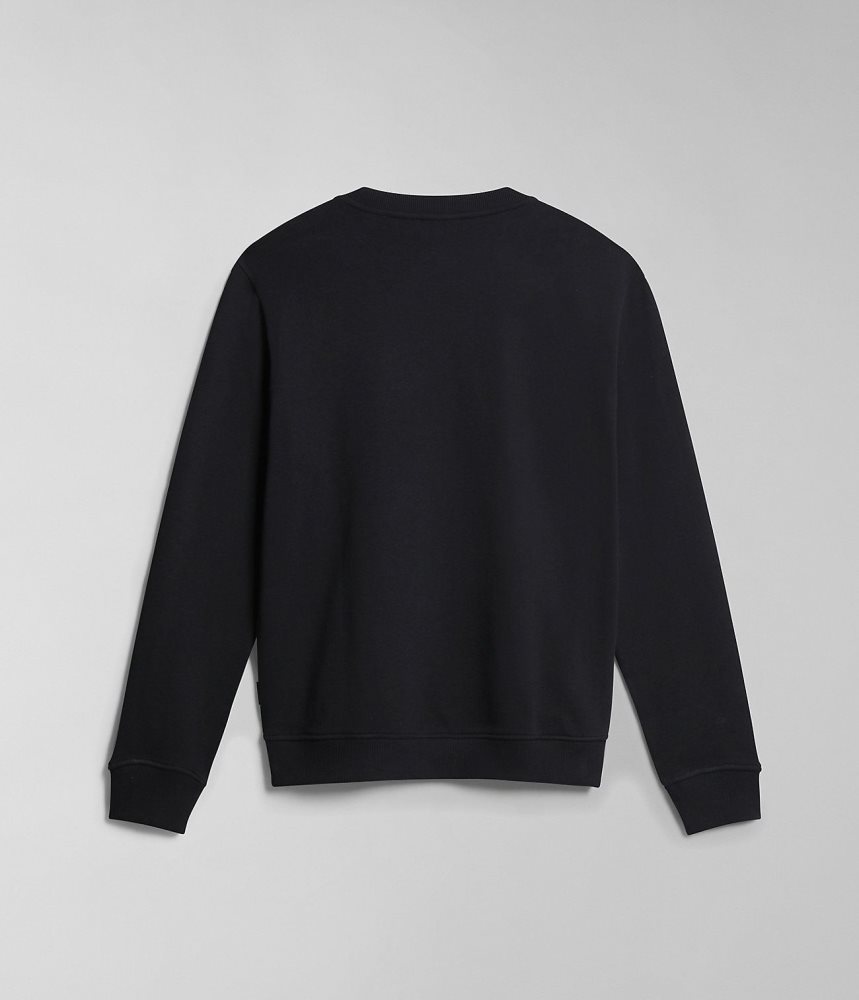 Napapijri Balis Summer Sweatshirt Sweatshirts Heren Zwart | ANRTFBO-57