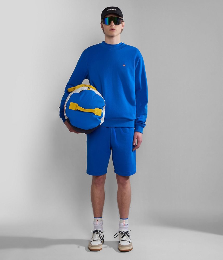 Napapijri Balis Summer Sweatshirt Sweatshirts Heren Blauw | KFYJQVG-65