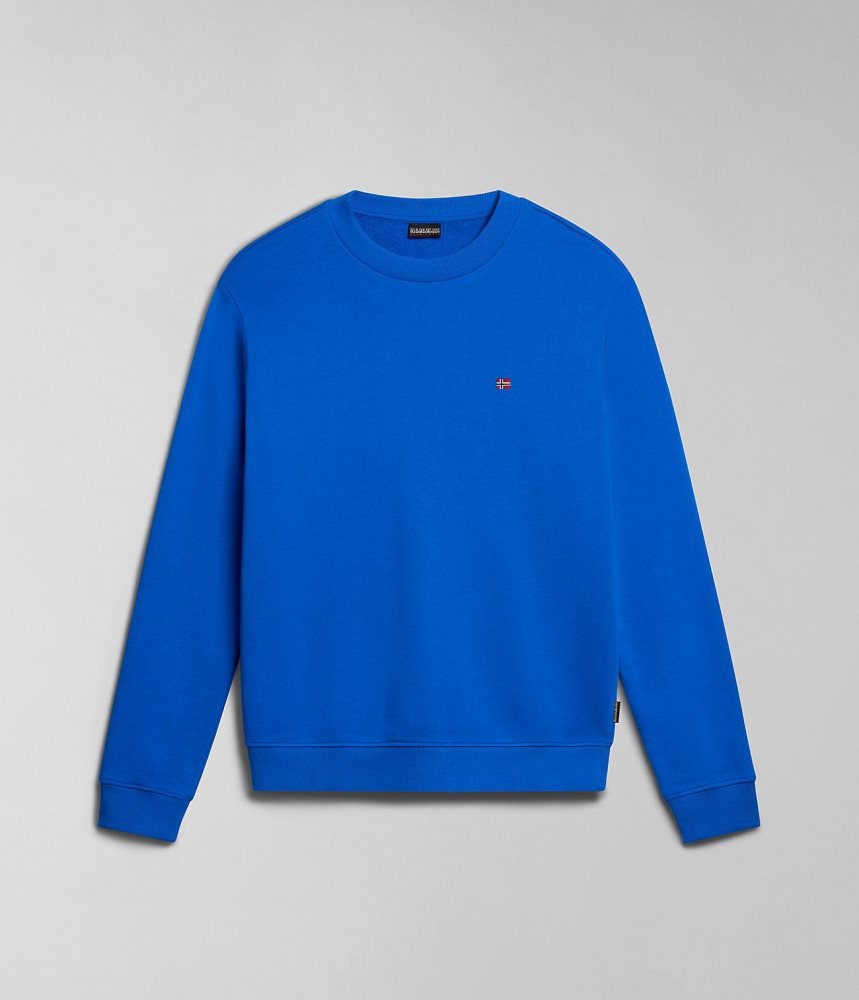 Napapijri Balis Summer Sweatshirt Sweatshirts Heren Blauw | KFYJQVG-65