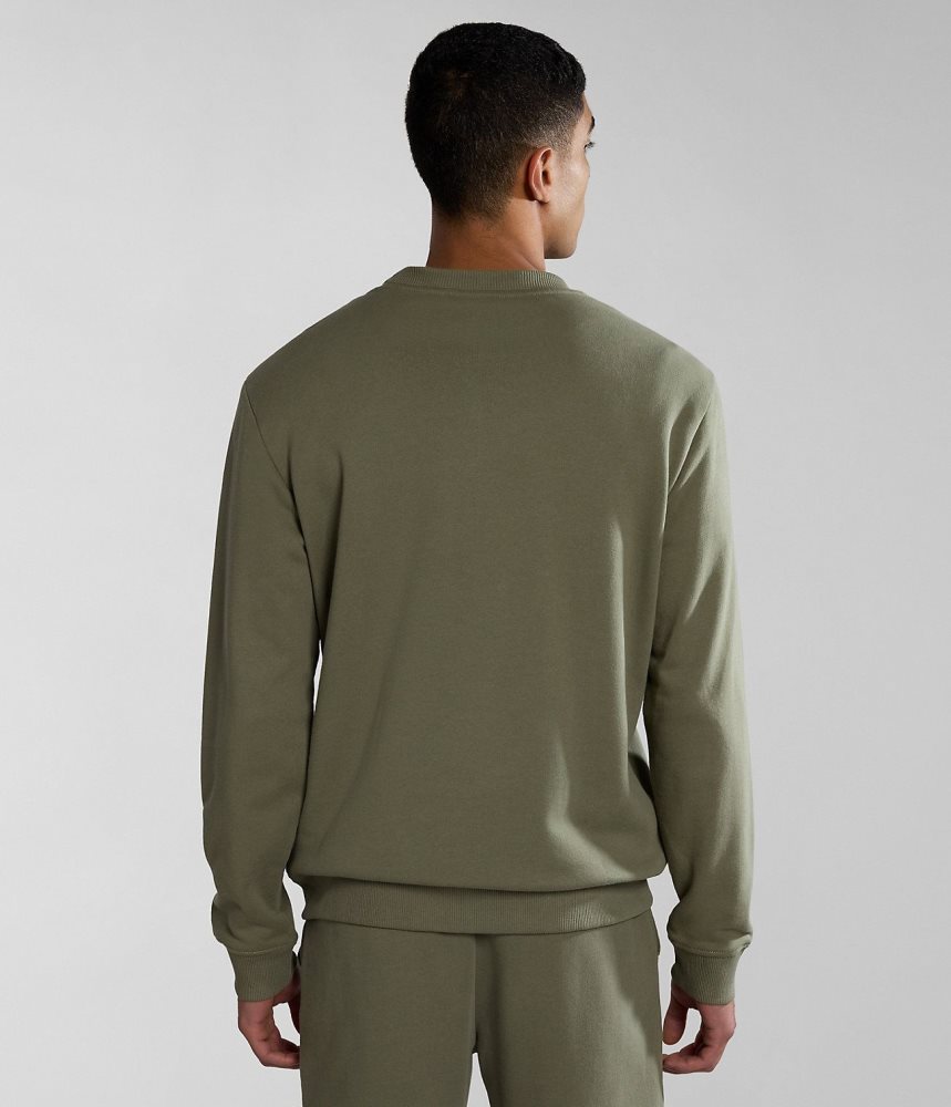 Napapijri Balis Summer Sweatshirt Sweatshirts Heren Groen | KEOTUVL-12