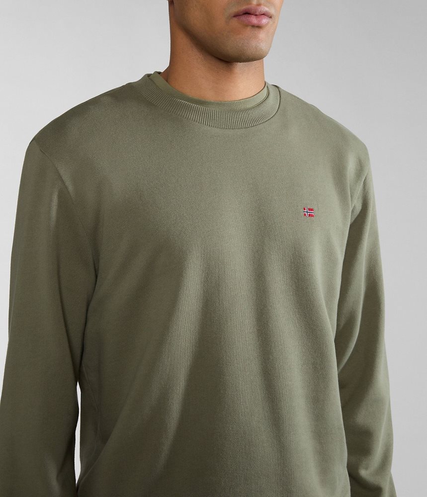Napapijri Balis Summer Sweatshirt Sweatshirts Heren Groen | KEOTUVL-12
