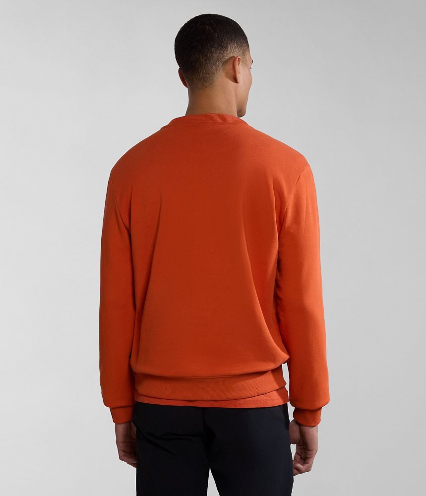 Napapijri Balis Summer Sweatshirt Sweatshirts Heren Oranje | JDABOPW-57