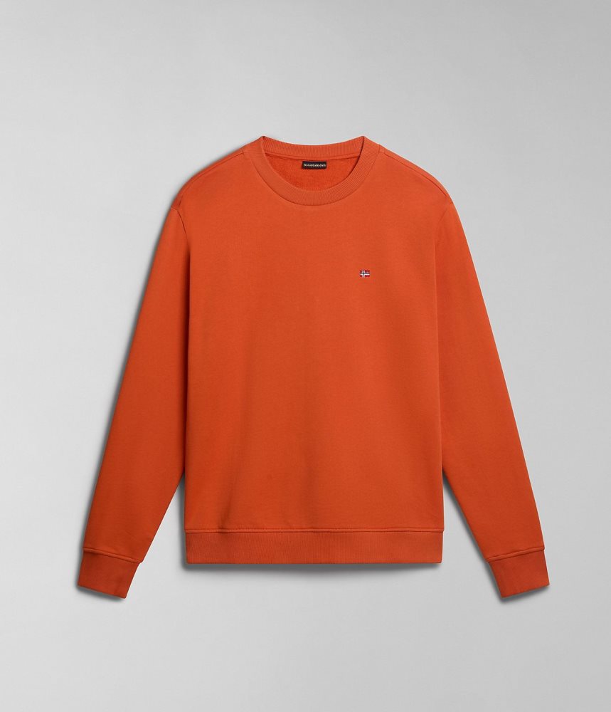 Napapijri Balis Summer Sweatshirt Sweatshirts Heren Oranje | JDABOPW-57