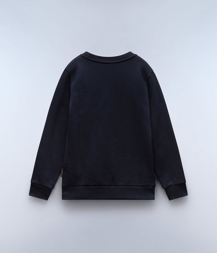 Napapijri Balis Sweatshirt Winter (4-16 YEARS) Sweatshirts Kinderen Donkerblauw | KGJXALW-95
