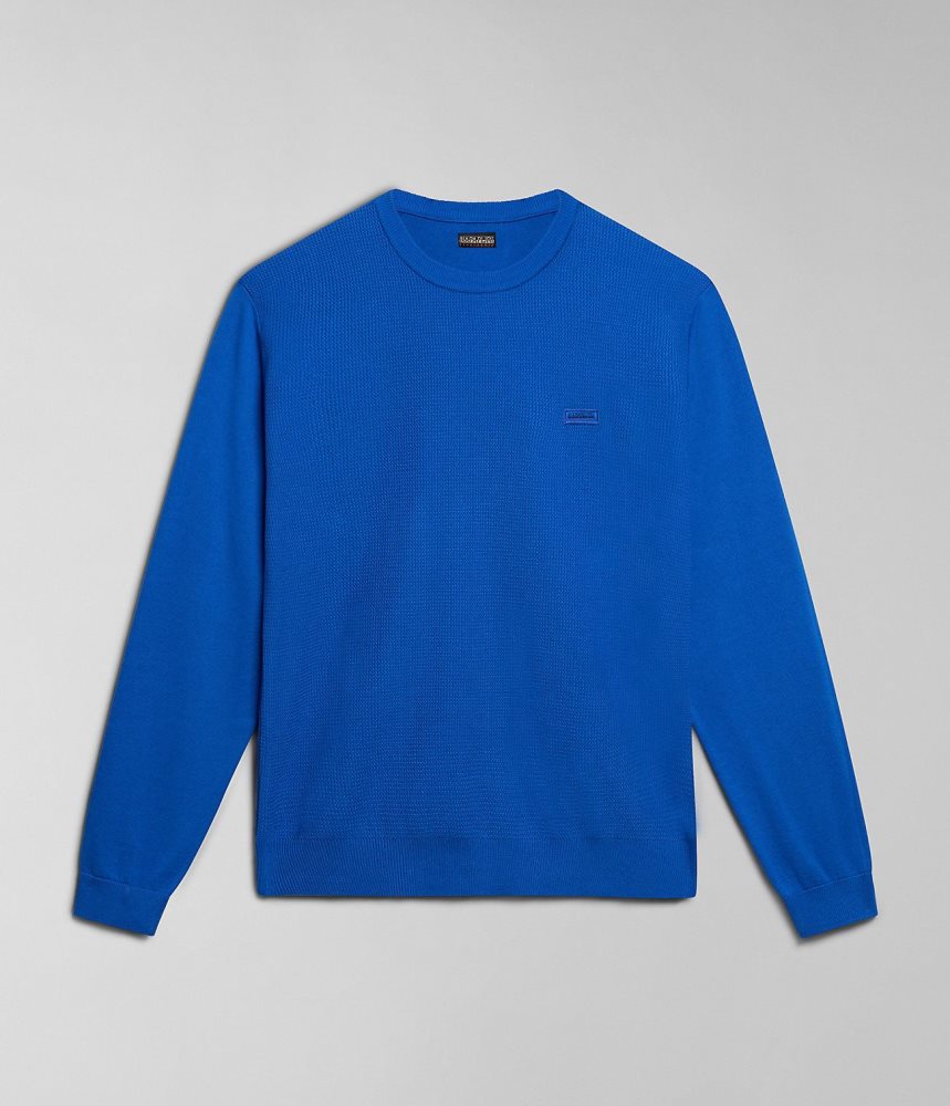 Napapijri Barensee Jumper Jumpers Heren Blauw | RTZVAUH-57