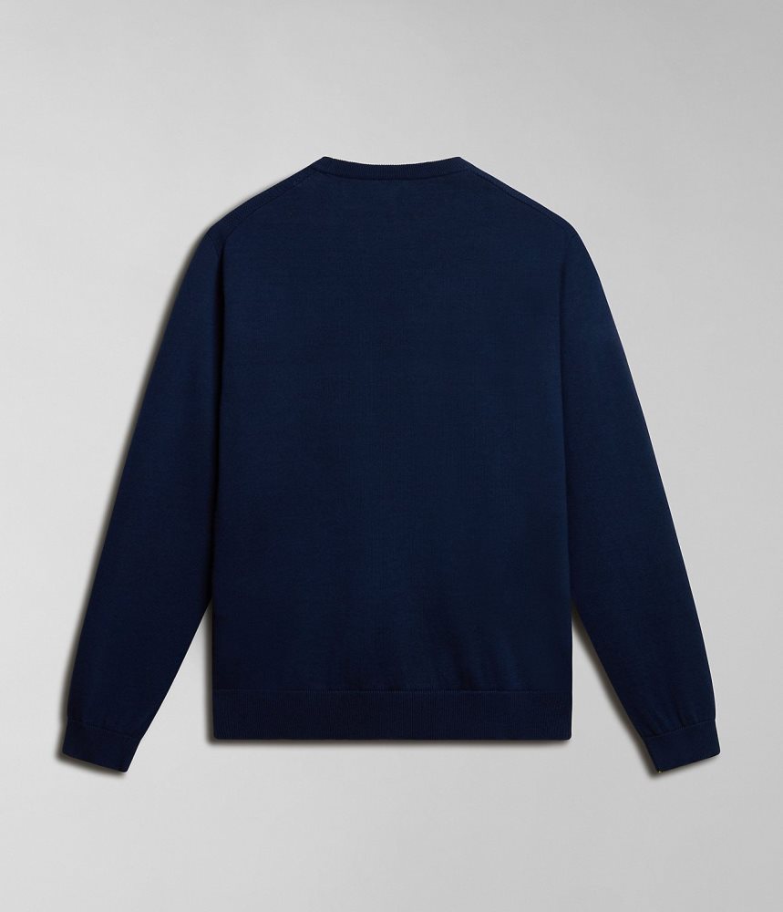 Napapijri Barensee Jumper Jumpers Heren Donkerblauw | HQISRJW-60