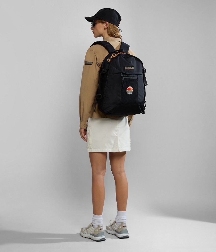Napapijri Bay Backpack Rugzakken Heren Zwart | DBCIJZP-57
