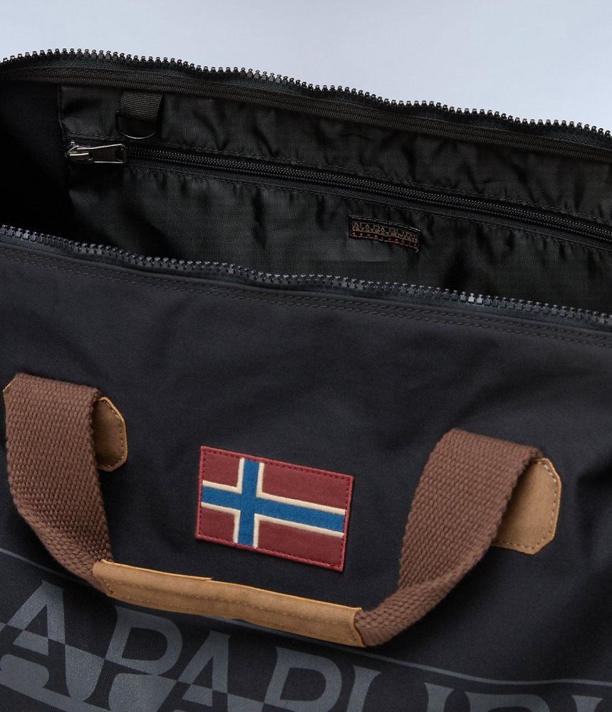 Napapijri Bering Duffle Bag Plunjezak Dames Zwart | ZIHJMQO-95