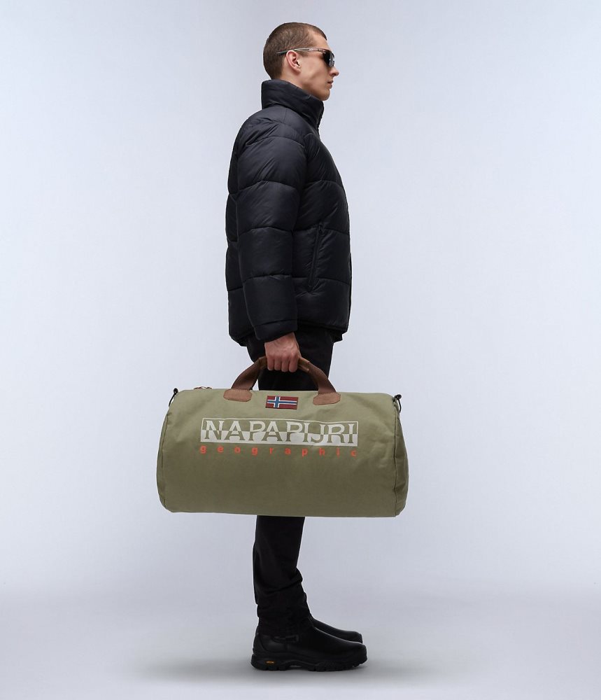Napapijri Bering Duffle Bag Plunjezak Dames Groen | GQPXDLC-24