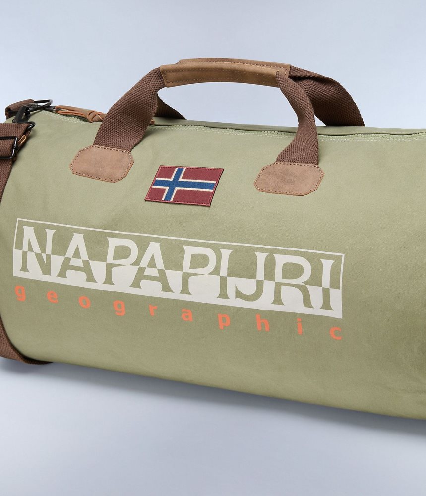 Napapijri Bering Duffle Bag Plunjezak Dames Groen | GQPXDLC-24