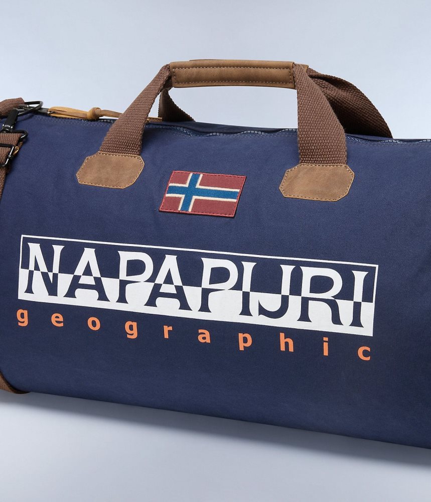Napapijri Bering Duffle Bag Plunjezak Heren Donkerblauw | VSGTQAN-73