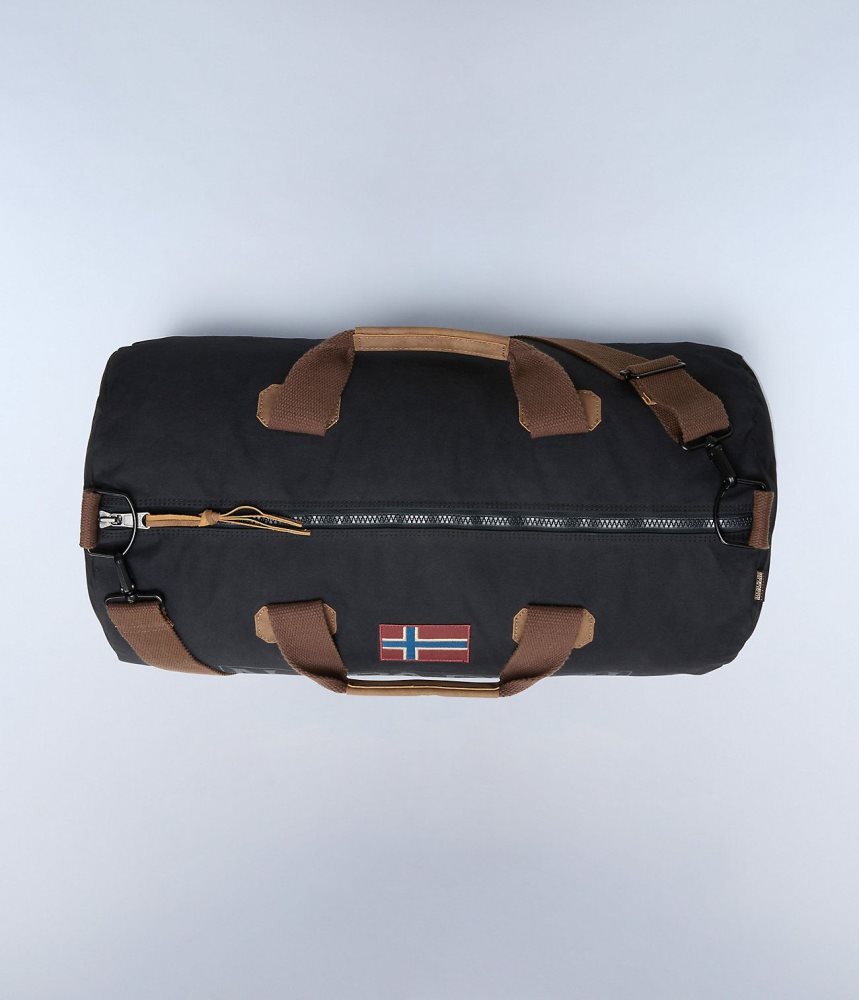 Napapijri Bering Duffle Bag Plunjezak Heren Zwart | LTXNZKV-89