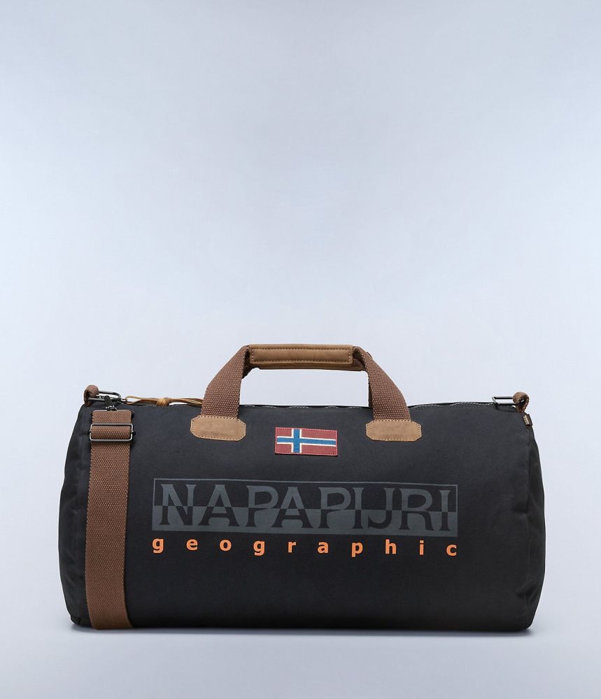 Napapijri Bering Duffle Bag Plunjezak Heren Zwart | LTXNZKV-89