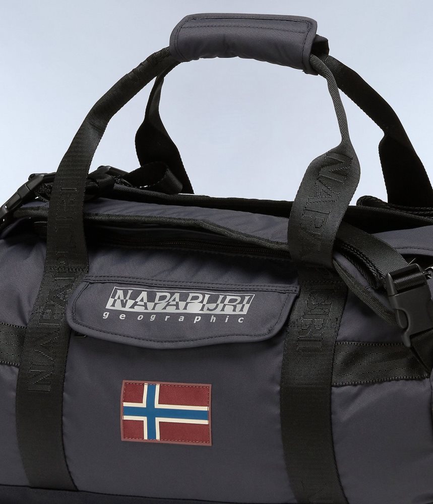Napapijri Bering Travel Small Duffle Bag Plunjezak Heren Zwart | UJIRPAQ-72