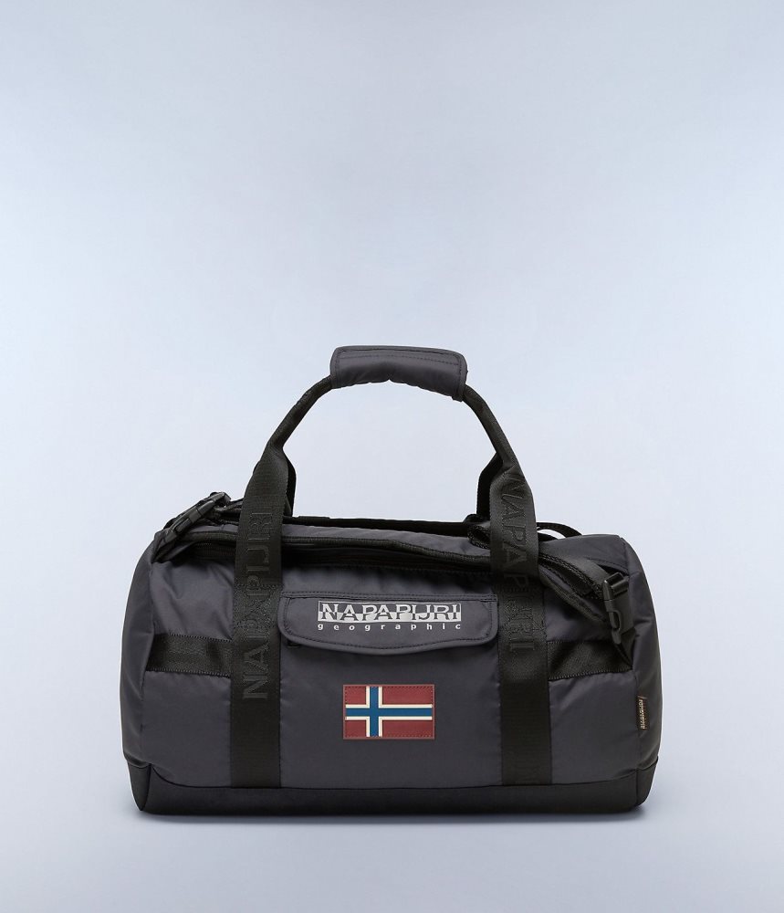 Napapijri Bering Travel Small Duffle Bag Plunjezak Heren Zwart | UJIRPAQ-72