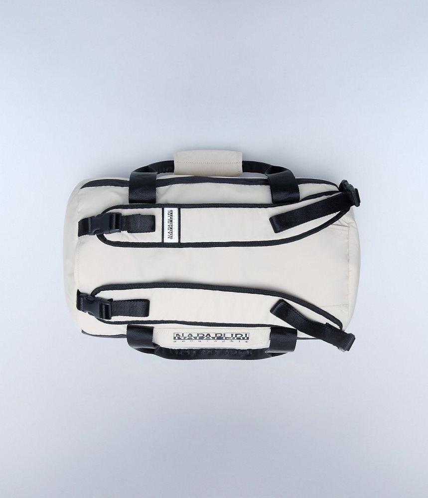 Napapijri Bering Travel Small Duffle Bag Plunjezak Dames Beige Zilver | SXBMNCT-40