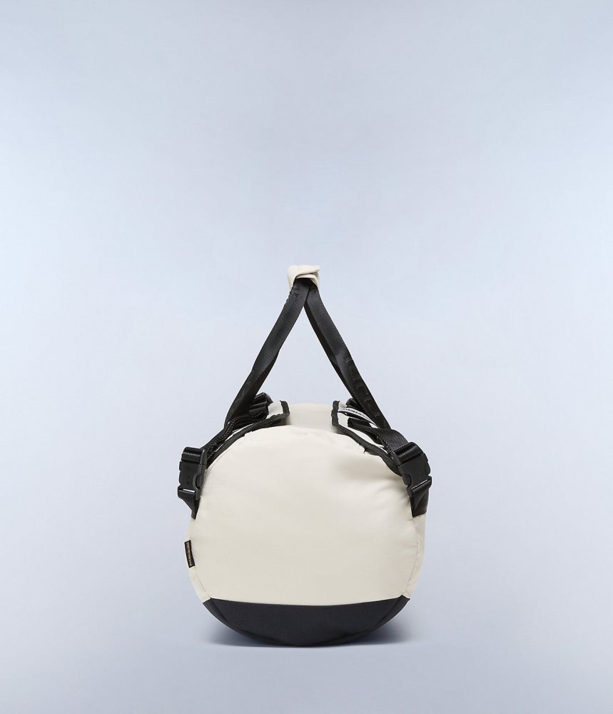 Napapijri Bering Travel Small Duffle Bag Plunjezak Dames Beige Zilver | SXBMNCT-40