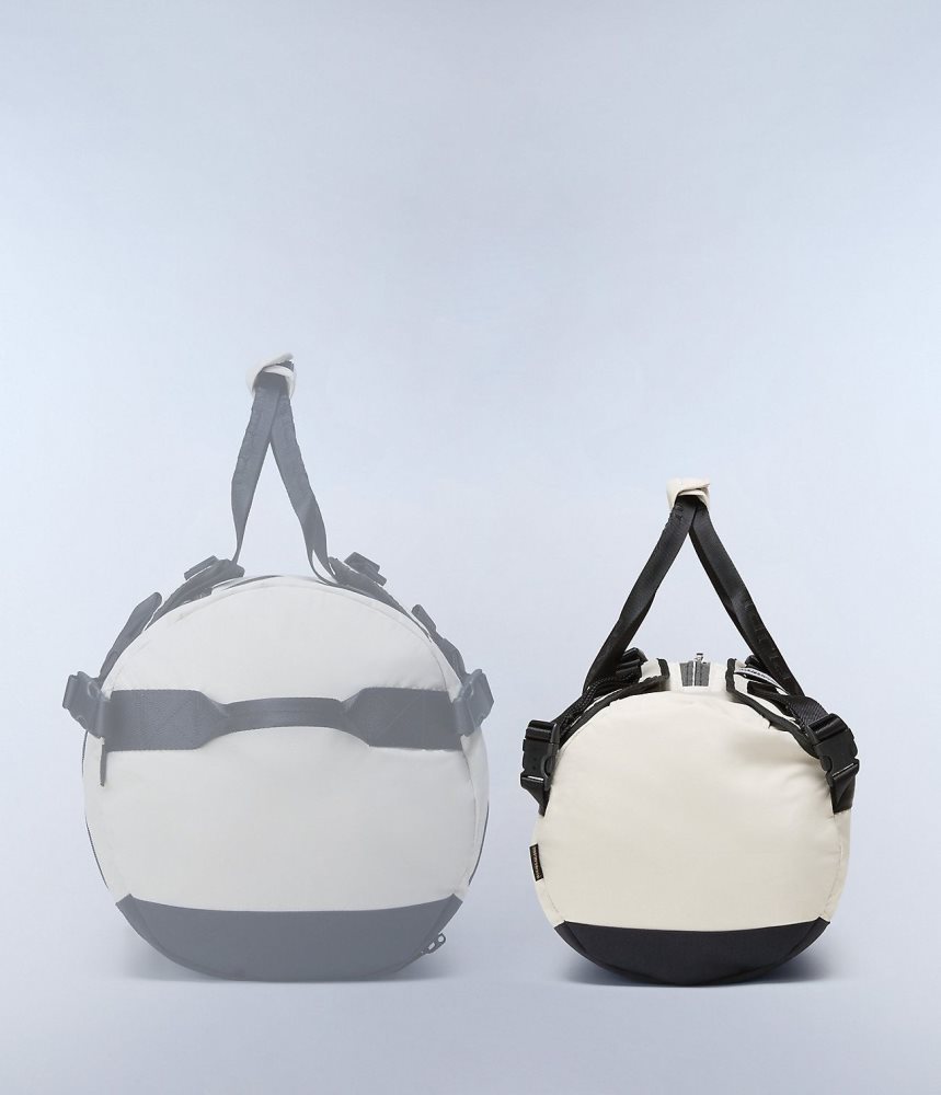 Napapijri Bering Travel Small Duffle Bag Plunjezak Dames Beige Zilver | SXBMNCT-40