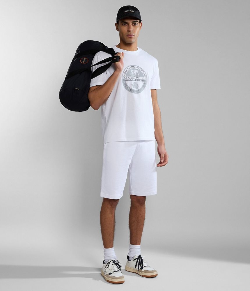 Napapijri Bollo Short Sleeve T-Shirt T-shirts Heren Wit | BULJICX-87