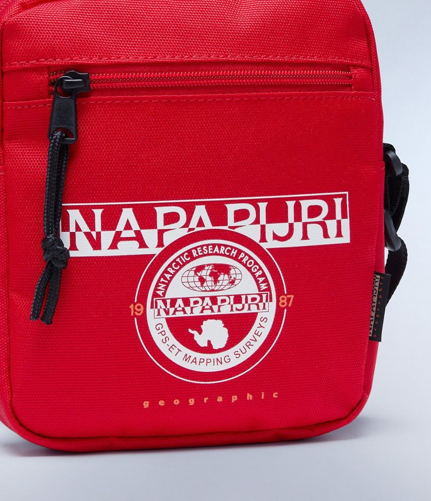 Napapijri Boussine Crossbody Bag Tassen Heren Rood | POHWVAC-43