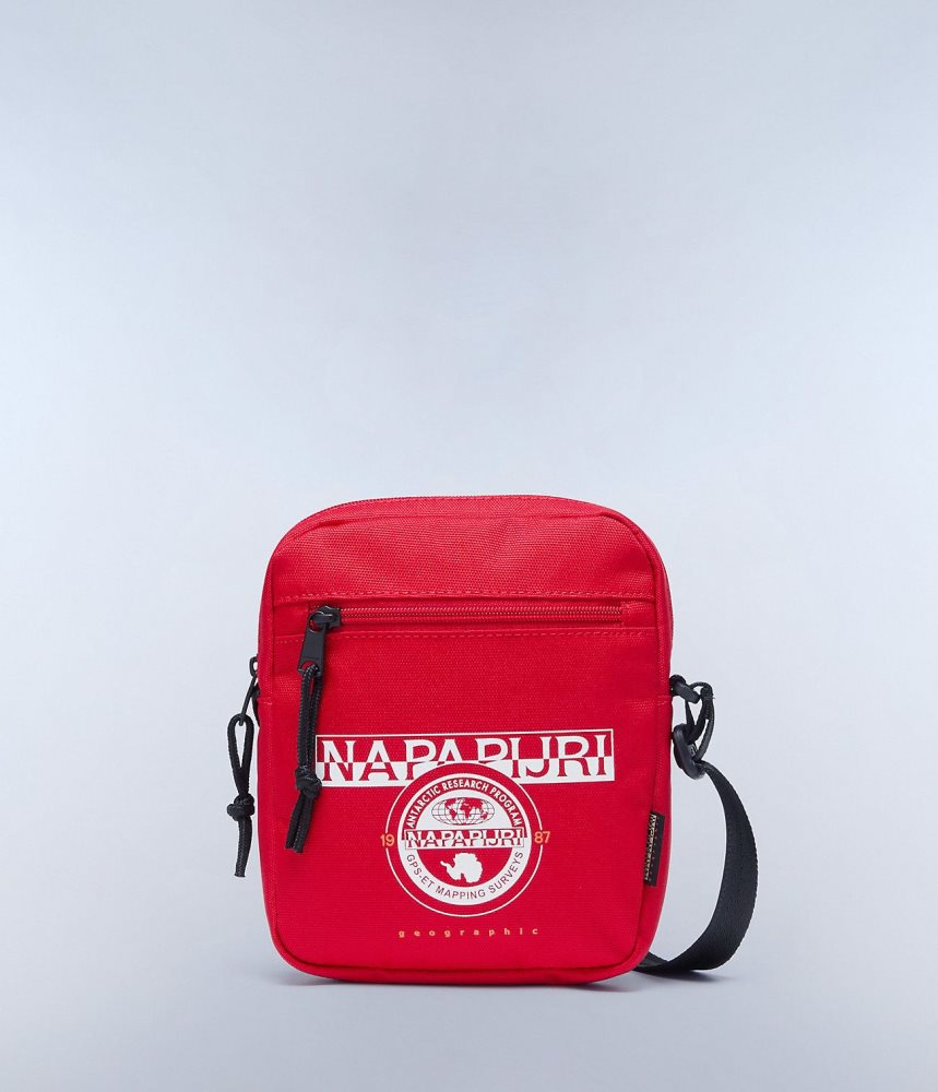 Napapijri Boussine Crossbody Bag Tassen Heren Rood | POHWVAC-43