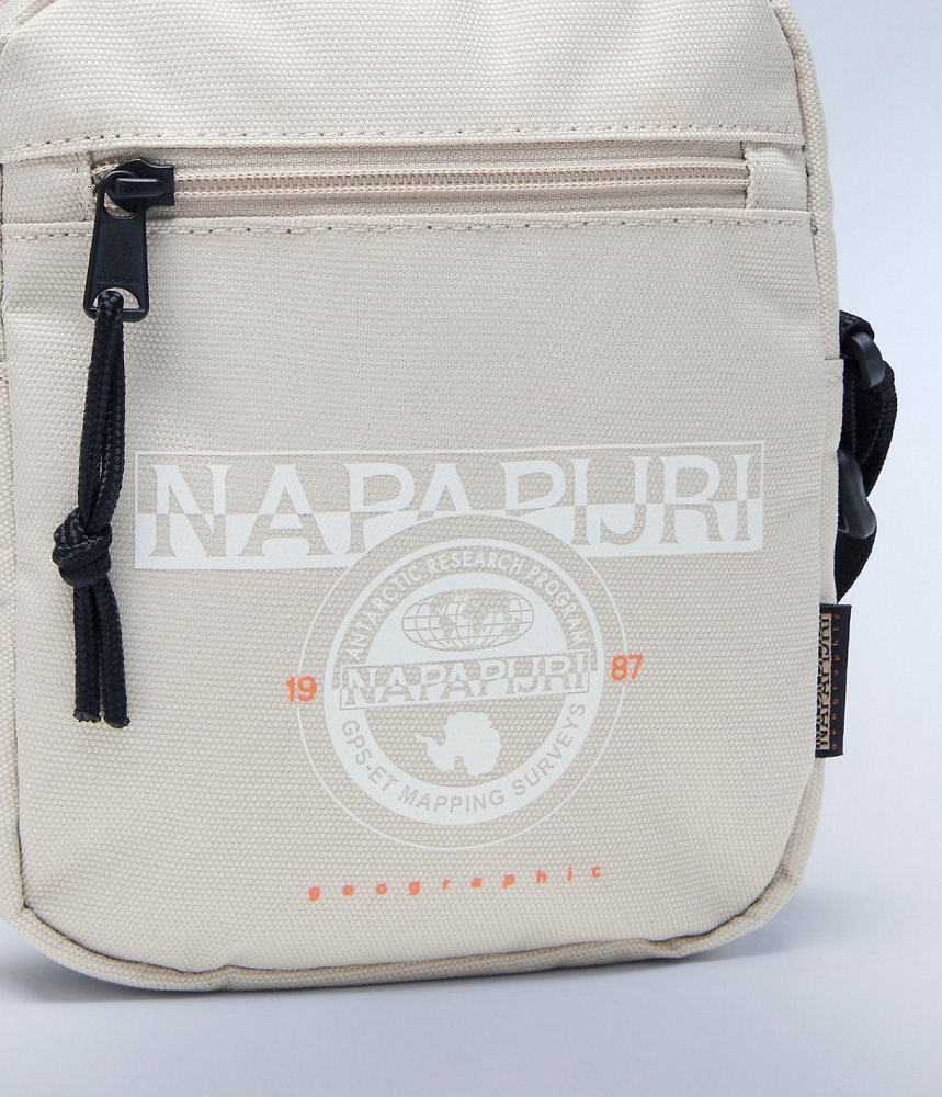 Napapijri Boussine Crossbody Bag Tassen Dames Beige Zilver | OJEWMCQ-40