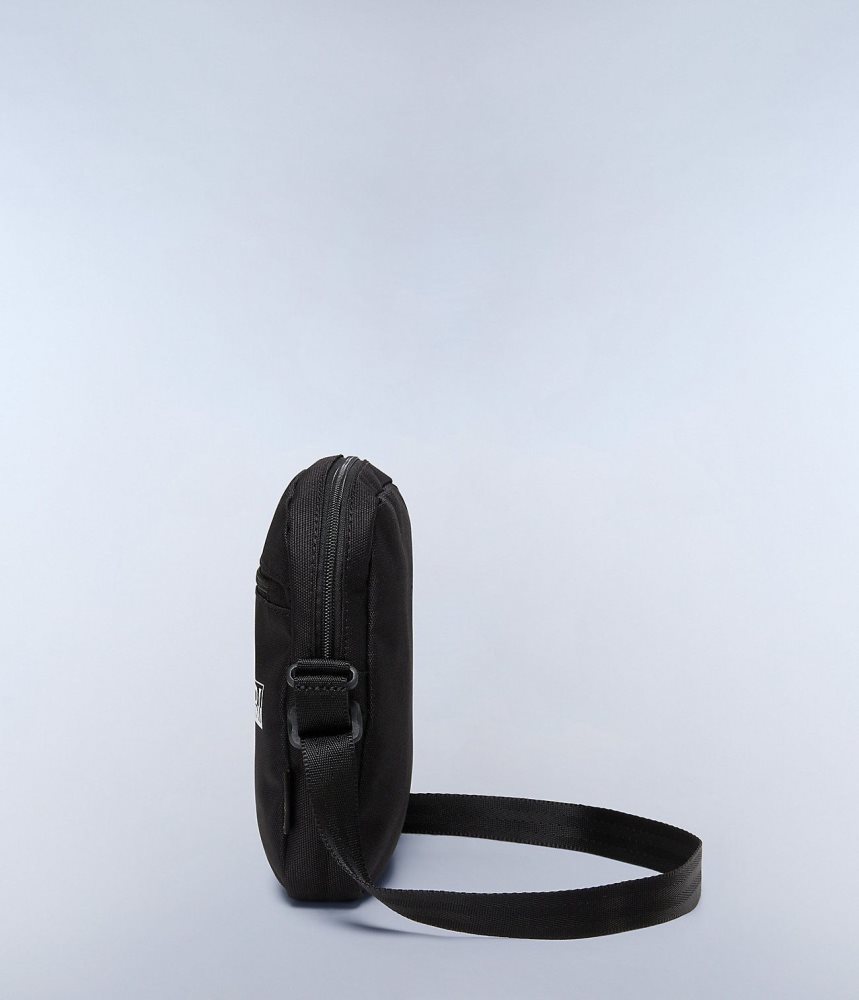 Napapijri Boussine Crossbody Bag Tassen Heren Zwart | HVZIPQG-35