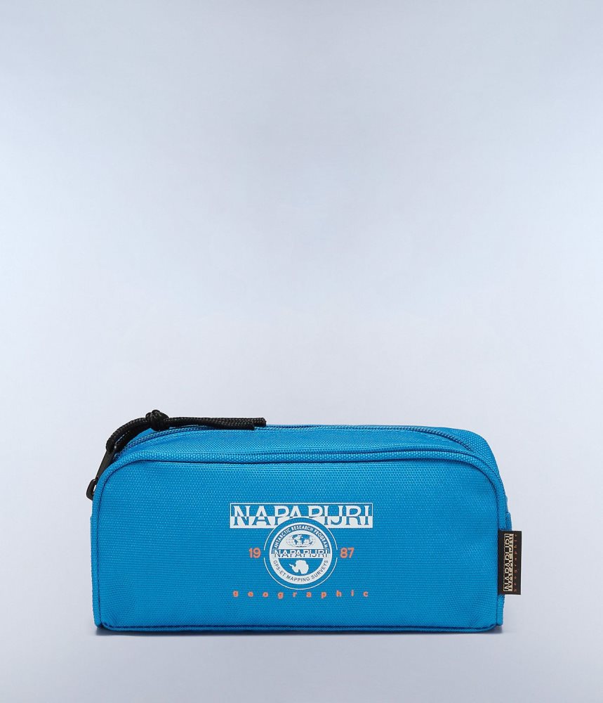 Napapijri Boussine Pencil Case Kleine Portefeuille Kinderen Blauw | WXPCTKJ-12
