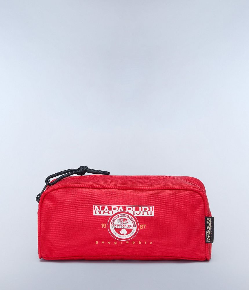 Napapijri Boussine Pencil Case Kleine Portefeuille Heren Rood | VJULRIH-36