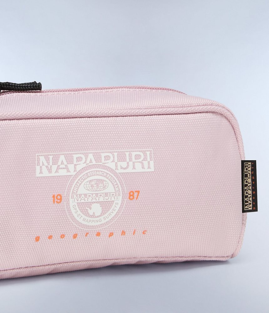 Napapijri Boussine Pencil Case Kleine Portefeuille Heren Paars Roze | GONWTCK-45