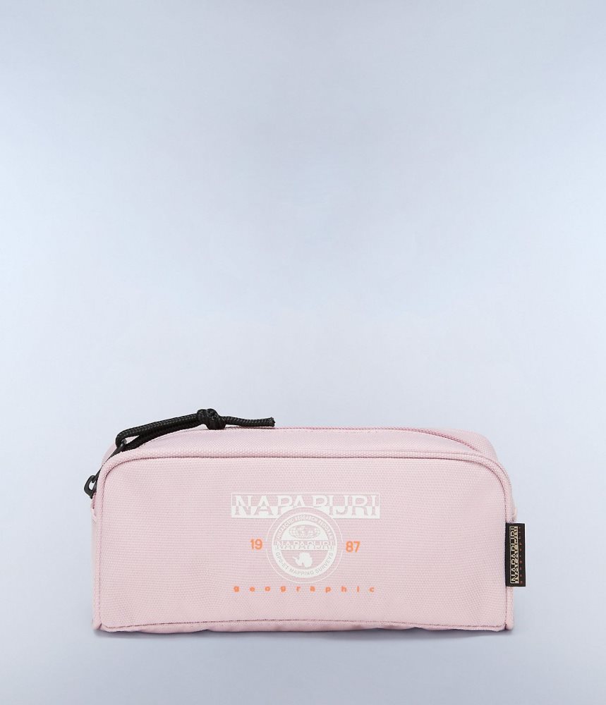 Napapijri Boussine Pencil Case Kleine Portefeuille Heren Paars Roze | GONWTCK-45