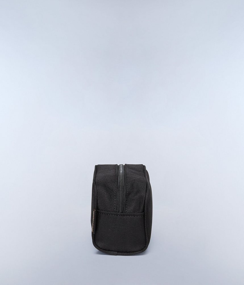 Napapijri Boussine Pencil Case Kleine Portefeuille Dames Zwart | DTMHBPF-63