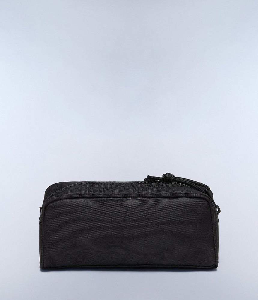 Napapijri Boussine Pencil Case Kleine Portefeuille Dames Zwart | DTMHBPF-63