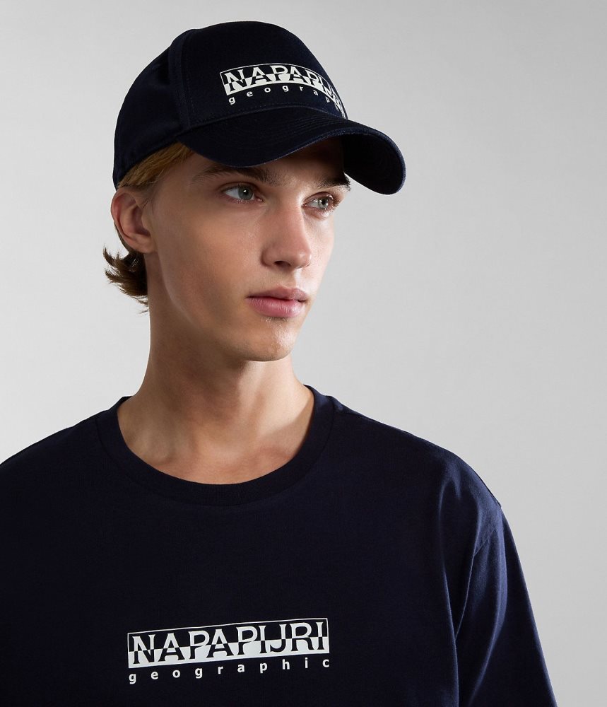 Napapijri Box Cap Hoeden Heren Donkerblauw | OQFBRPK-94